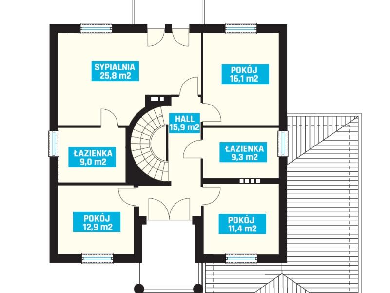 Rezydencja Koszalin 325 m2