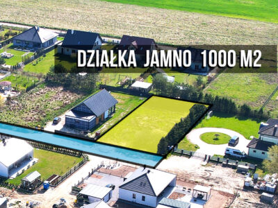 Działka budowlana Jamno ul. Promowa 1000 m2 (woda, gaz, prąd)
