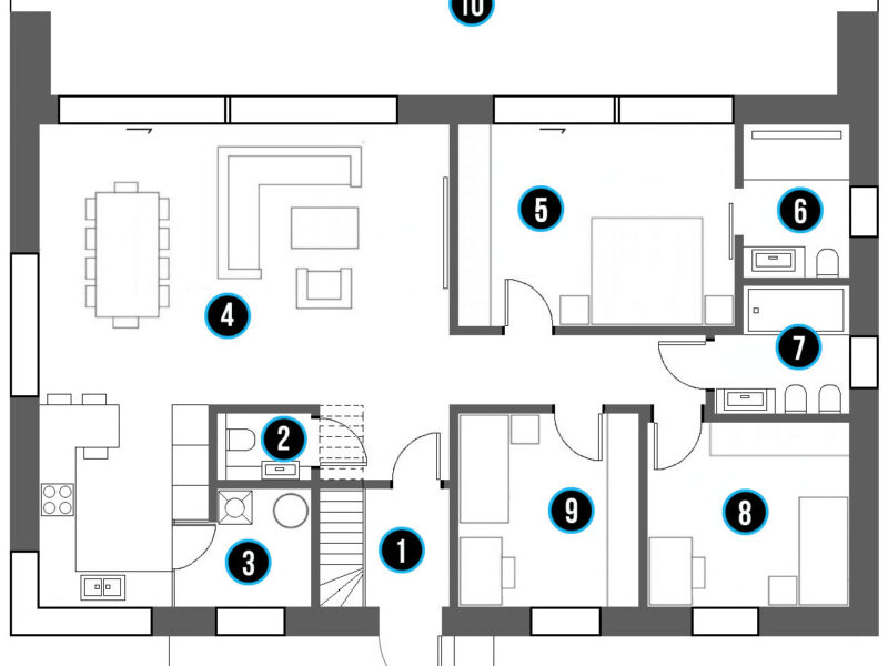 Luksusowy Dom Parterowy w Prestiżowej Lokalizacji - Koszalin Jamno