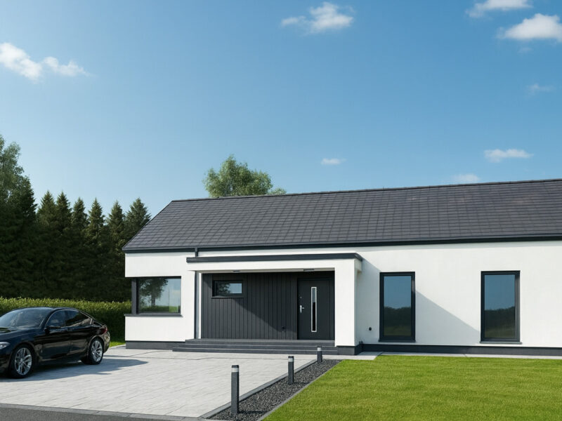 Nowoczesny dom energooszczędny z dodatkowym mieszkaniem – Koszalin, Jamno